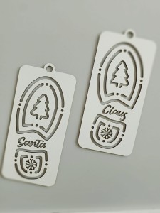 Szablon stopy Świętego Mikołaja