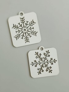 Szablon śnieżynki - zestaw 2