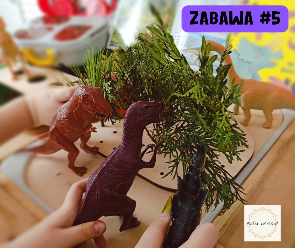 Zabawy z dinozaurami dla dzieci